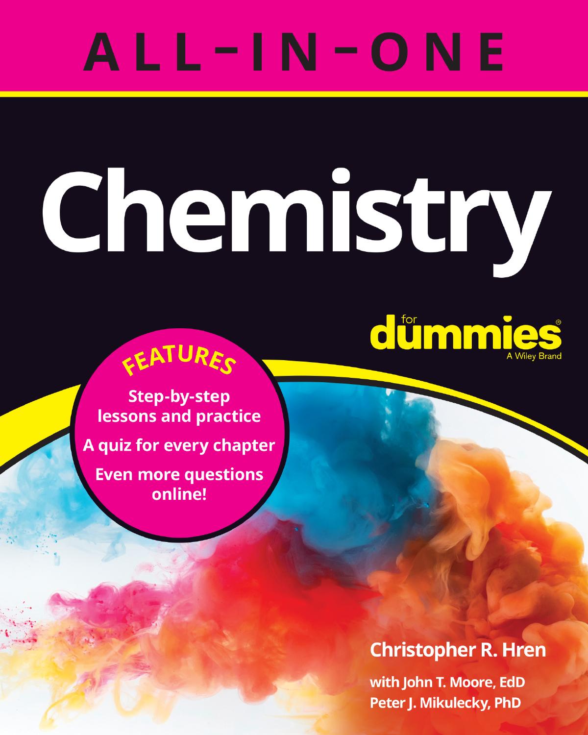 Chemistry All-in-One For Dummies® cover